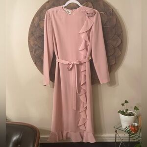 Umba for Parues Feinstein Vintage Rose Ruffle Dress